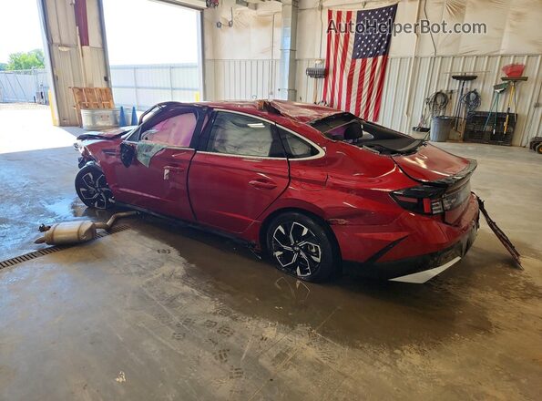 KMHL64JA7SA473915 2025 HYUNDAI SONATA Red Trasero derecho