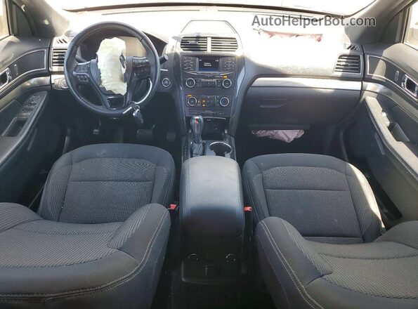 1FM5K7D88KGA22455 2019 FORD EXPLORER Белый Вид щитка приборов
