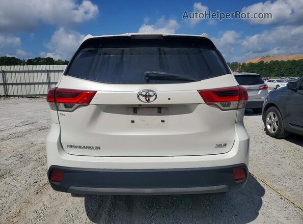 5TDKZRFHXKS561497 2019 TOYOTA HIGHLANDER White Вид салону спереду