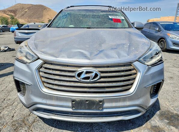 KM8SM4HFXKU307244 2019 HYUNDAI SANTA Silver Vista trasera