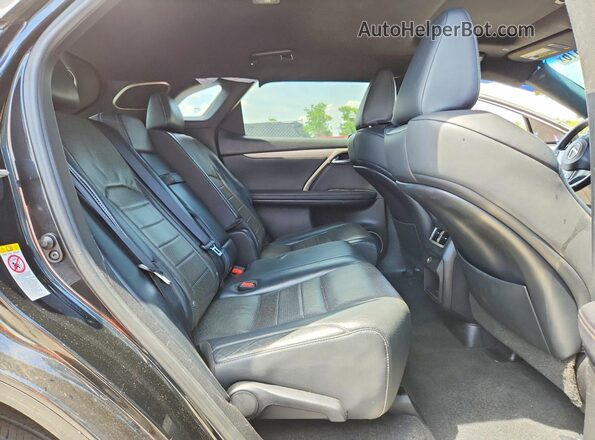 2T2BZMCA2HC056898 2017 LEXUS RX 350 Black Engine compartment view