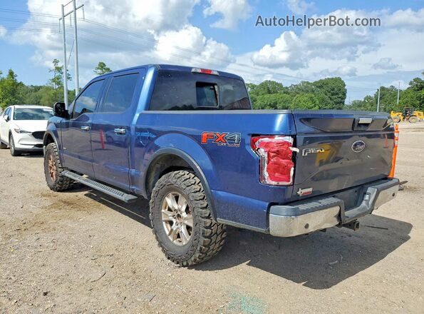 1FTEW1EP0GKD86773 2016 FORD F150 Blue უკანა მარჯვენა
