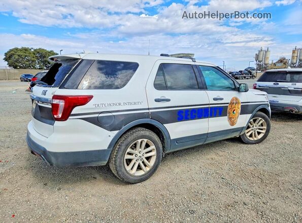 1FM5K7B86HGD42093 2017 FORD EXPLORER White წინა ხედი
