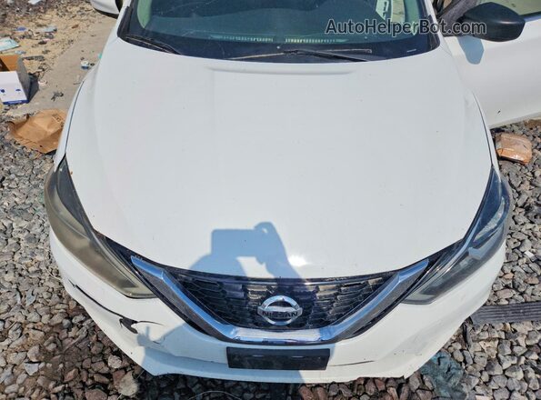 3N1AB7AP4KY314720 2019 NISSAN SENTRA White ძრავის განყოფილების ხედი