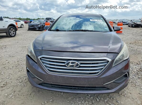 5NPE24AF2HH592655 2017 HYUNDAI SONATA Gray უკანა ხედი