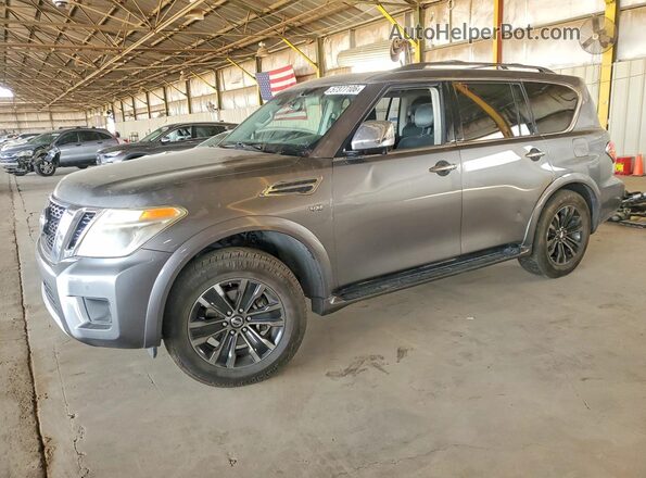 JN8AY2NF3H9304716 2017 NISSAN ARMADA Gray Rear left