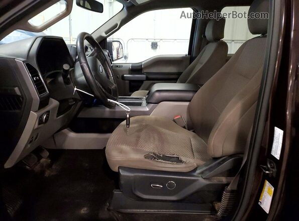 1FTEW1E57JKF43012 2018 FORD F150 Burgundy Առջևի վահանակի տեսք