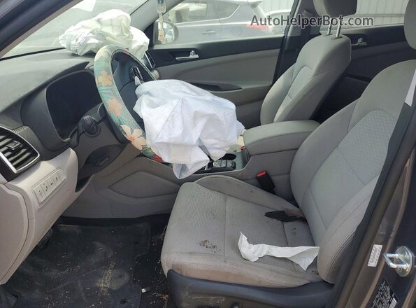 KM8J33A48MU326055 2021 HYUNDAI TUCSON Gray Dashboard view