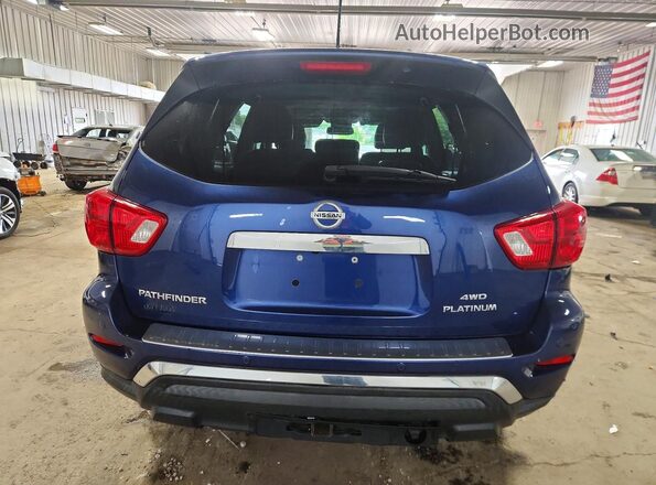 5N1DR2MMXHC683928 2017 NISSAN PATHFINDER Blue Front interior view