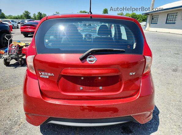 3N1CE2CP4HL365995 2017 NISSAN VERSA Red Vista interior delantera
