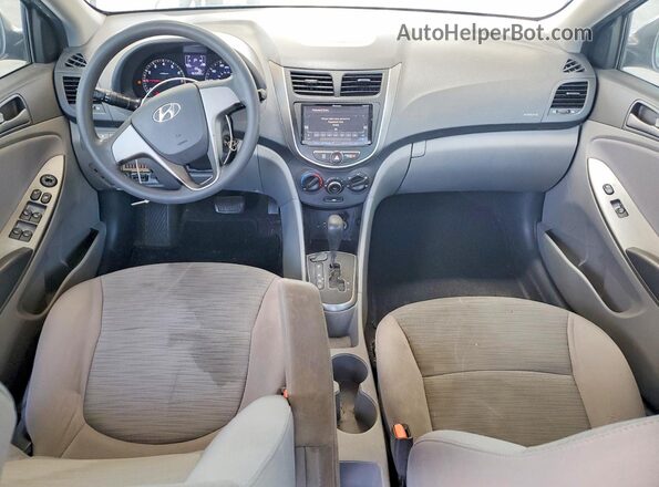 KMHCT4AE4GU065437 2016 HYUNDAI ACCENT Blue Սարքավորումների վահանակի տեսք