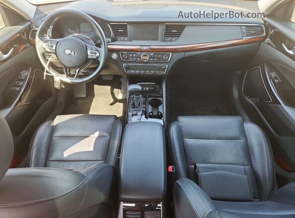 KNALB4J14H5086995 2017 KIA CADENZA Silver Instrument cluster view