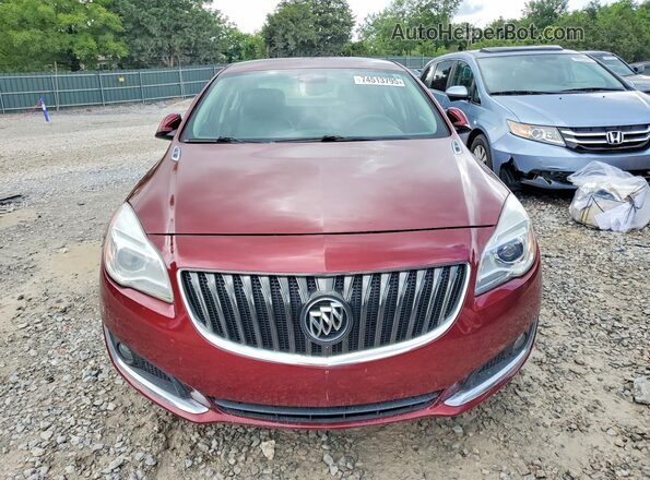 2G4GR5GX5H9163115 2017 BUICK REGAL Maroon Rear view