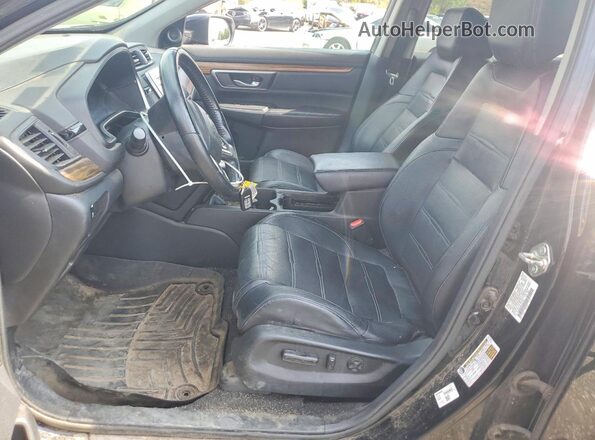 7FARW2H89JE027457 2018 HONDA CR-V Black Առջևի վահանակի տեսք