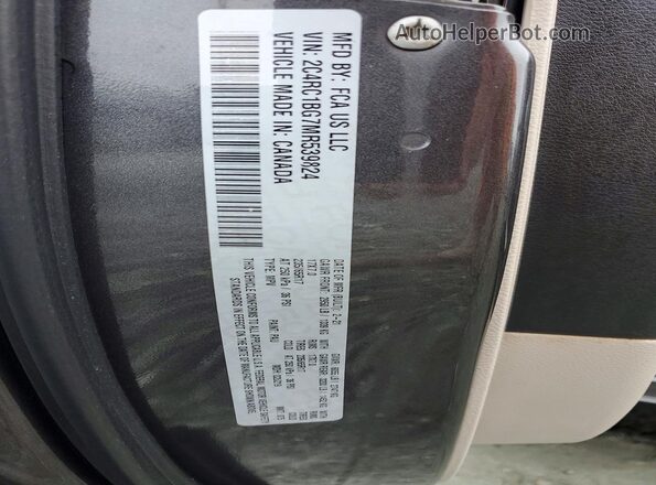 2C4RC1BG7MR539824 2021 CHRYSLER PACIFICA Серый Панорамный вид салона 360°