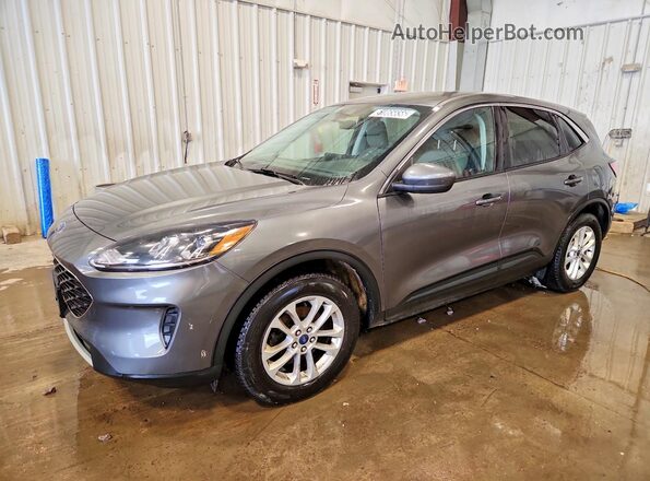 1FMCU0G67MUA85568 2021 FORD ESCAPE Gray Trasero izquierdo