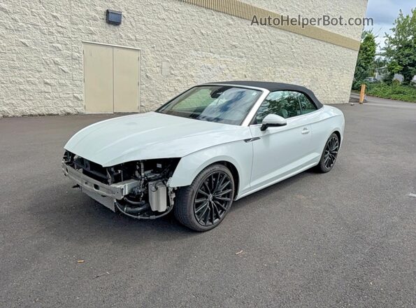 WAUYNGF56JN013336 2018 AUDI A5 Белый Задняя правая четверть