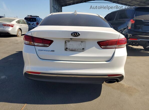 KNAGT4L3XG5083577 2016 KIA OPTIMA White Սալոնի դիմացի տեսք