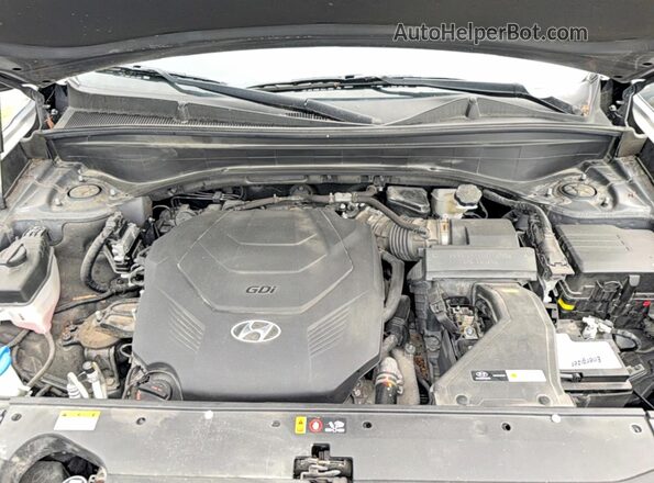 KM8R3DHE5MU213008 2021 HYUNDAI PALISADE Gray Widok deski rozdzielczej