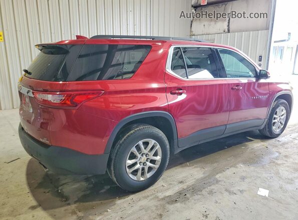 1GNERGKWXKJ314376 2019 CHEVROLET TRAVERSE Maroon Delantero derecho