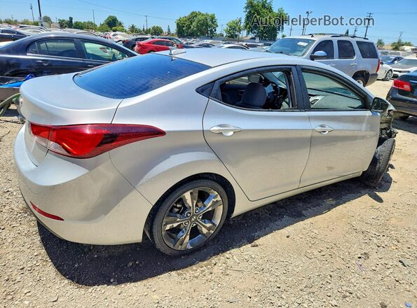 5NPDH4AE8GH667083 2016 HYUNDAI ELANTRA Silver Przód prawy