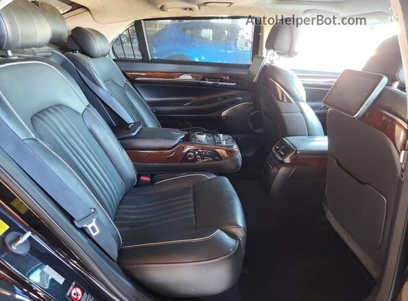 KMHG54JH4JU048005 2018 GENESIS G90 Black Вид задньої частини салону