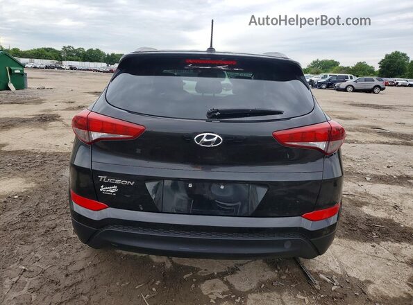 KM8J33A41HU596721 2017 HYUNDAI TUCSON Черный Вид салона спереди