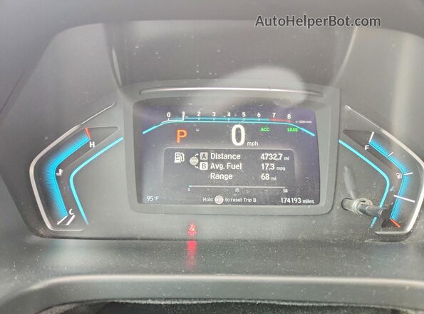 5FNRL6H79JB008345 2018 HONDA ODYSSEY Silver Вид задніх сидінь
