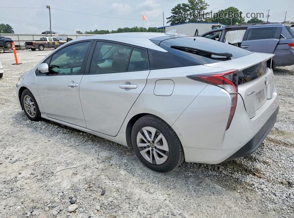 JTDKBRFU6J3062715 2018 TOYOTA PRIUS Серебряный Задняя правая четверть