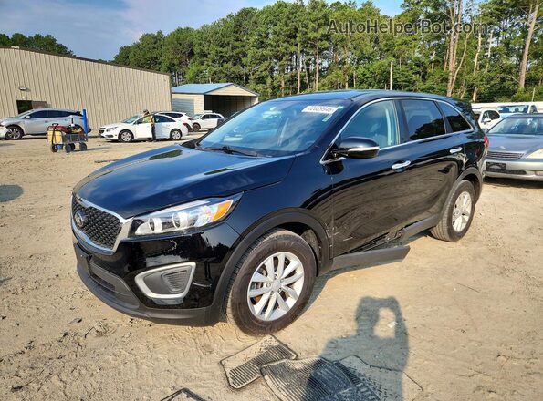5XYPG4A34HG205370 2017 KIA SORENTO Black Tył lewy