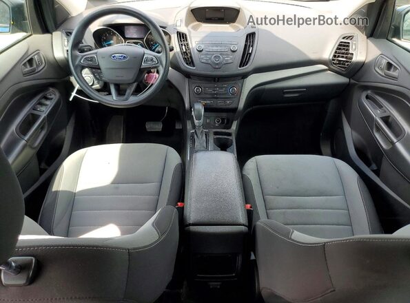 1FMCU0F78KUB49494 2019 FORD ESCAPE Blue Instrument cluster view