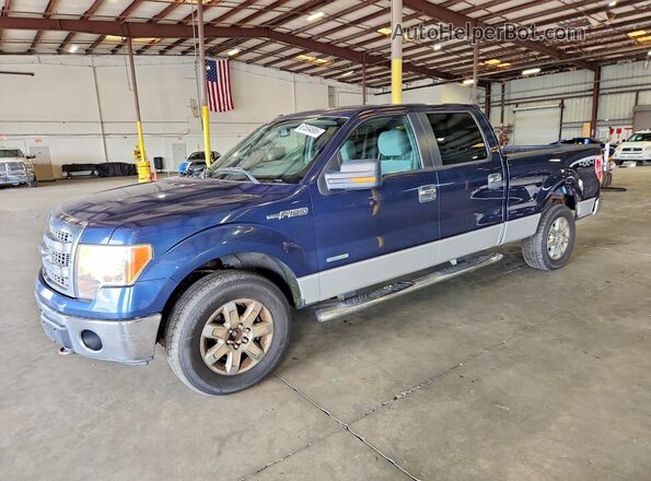 1FTFW1ET4DKD72243 2023 FORD F150 Синий Задняя левая четверть