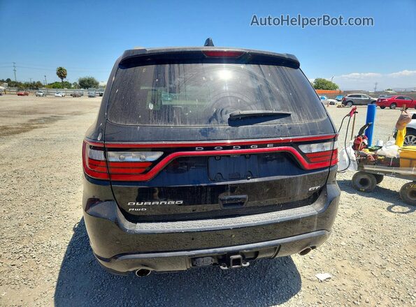 1C4RDJDG5HC860446 2017 DODGE DURANGO Black Вид салону спереду