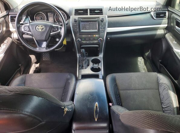 4T1BF1FKXGU119873 2016 TOYOTA CAMRY Черный Вид щитка приборов