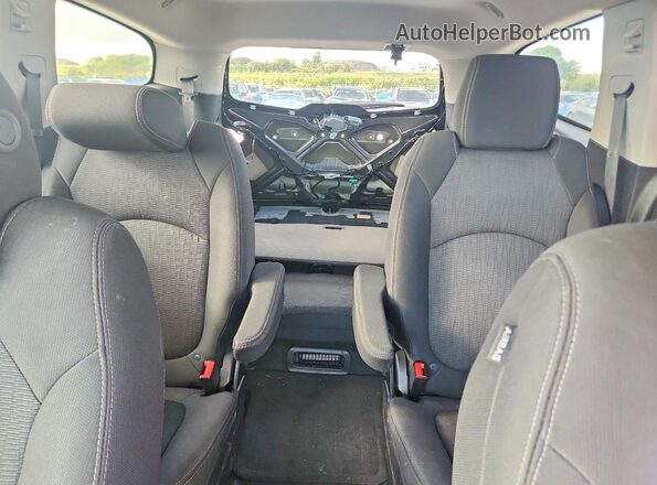 1GNKVGKDXGJ254166 2016 CHEVROLET TRAVERSE Black უკანა სალონის ხედი