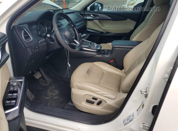 JM3TCACY0J0209310 2018 MAZDA CX-9 White Dashboard view