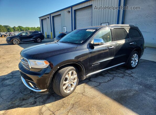 1C4RDHEG2GC322423 2016 DODGE DURANGO Black Задня ліва чверть