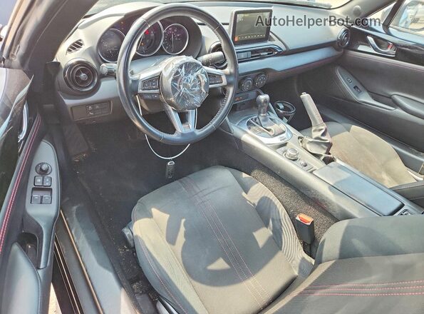 JM1NDAC73H0123344 2017 MAZDA MX-5 Black Вид щитка приладів