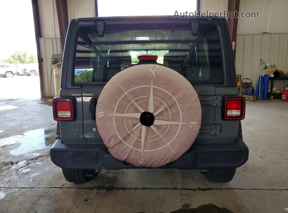1C4HJXDN5JW332514 2018 JEEP WRANGLER Gray Front interior view