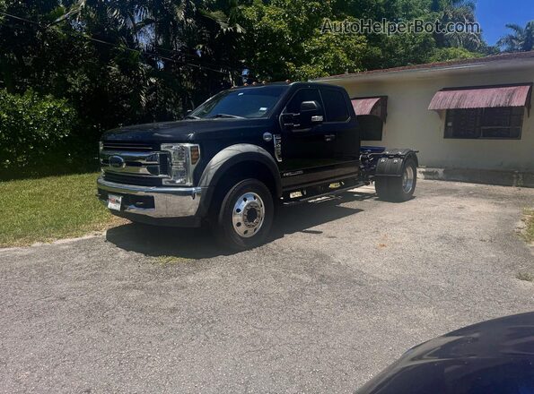 1FD0X4GTXKEC11663 2019 FORD F450 Black Rear right