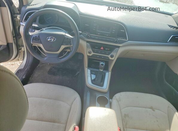 5NPD74LF7HH099841 2017 HYUNDAI ELANTRA Silver Vista del cuadro de instrumentos