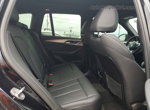 5UXTY3C06M9G20129 2021 BMW X3 Black Engine compartment view
