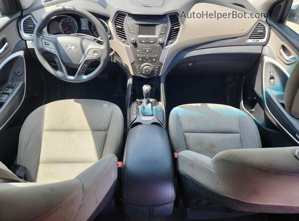 KM8SM4HF7GU163448 2016 HYUNDAI SANTA White Սարքավորումների վահանակի տեսք