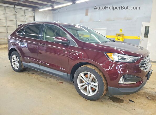 2FMPK4J96LBA89794 2020 FORD EDGE Burgundy წინა ხედი