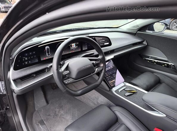 50EA1TEA8SA009736 2025 LUCID AIR Gray Առջևի վահանակի տեսք