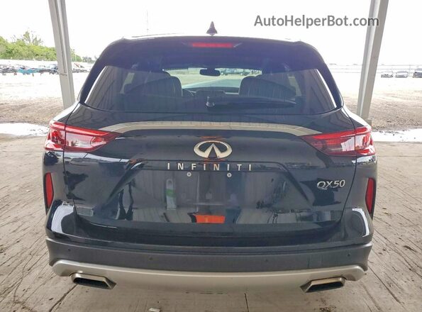 3PCAJ5BA3MF106695 2021 INFINITI QX50 Black Widok wnętrza z przodu