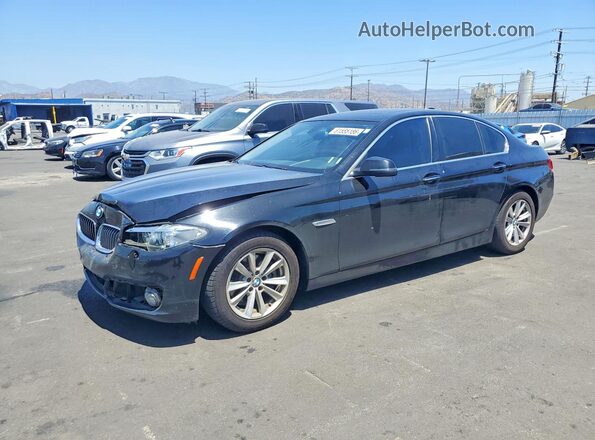 WBA5A5C54GG351130 2016 BMW 5 SERIES Black Tył lewy