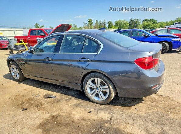 WBA8D9G58HNT90791 2017 BMW 3 SERIES Gray Trasero derecho