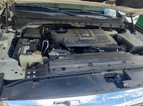1N6AA1E62HN537775 2017 NISSAN TITAN Белый Вид подкапотного пространства