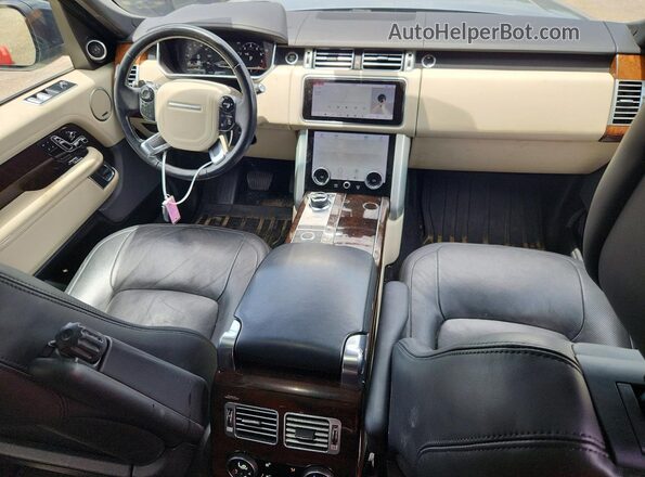 SALGS2RU8LA598291 2020 LAND ROVER RANGE ROVER Синий Вид щитка приборов